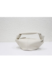 Women Colorful Cloud Dumpling Bag Soft Leather Handbag