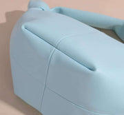 Women Colorful Cloud Dumpling Bag Soft Leather Handbag