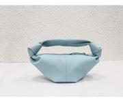 Women Colorful Cloud Dumpling Bag Soft Leather Handbag