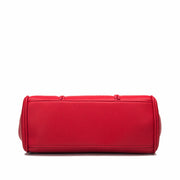 Leather handbags lychee pattern handbag