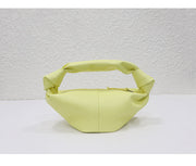 Women Colorful Cloud Dumpling Bag Soft Leather Handbag