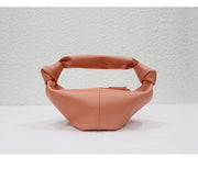 Women Colorful Cloud Dumpling Bag Soft Leather Handbag
