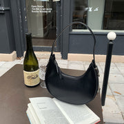 Handbag Crescent Metal Buckle Small Round Bag Women